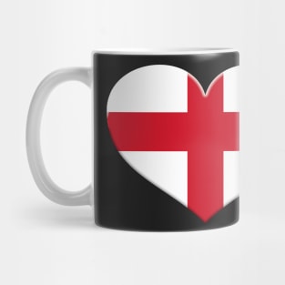 I Love England - Heart St. George Cross Mug